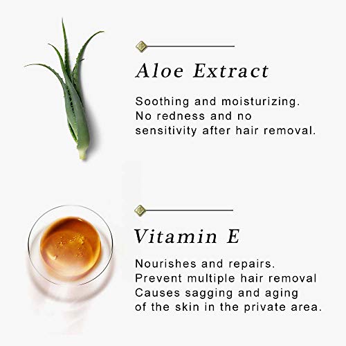 Hair Removal Cream for Intimate Parts Underarms Legs Body,Depilatory Cream fo...