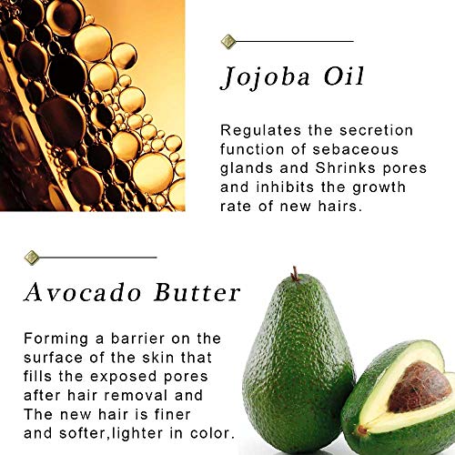 Hair Removal Cream for Intimate Parts Underarms Legs Body,Depilatory Cream fo...