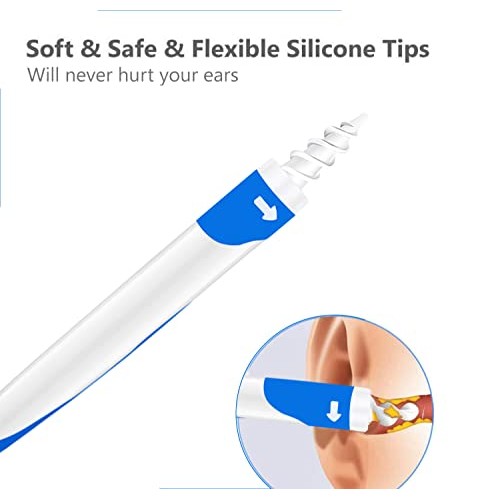Q-Grips Earwax Remover Safe Spiral Ear Wax Removal Tool, Smart Spiral Earwax ...