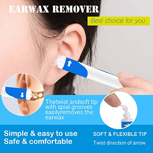 Q-Grips Earwax Remover Safe Spiral Ear Wax Removal Tool, Smart Spiral Earwax ...
