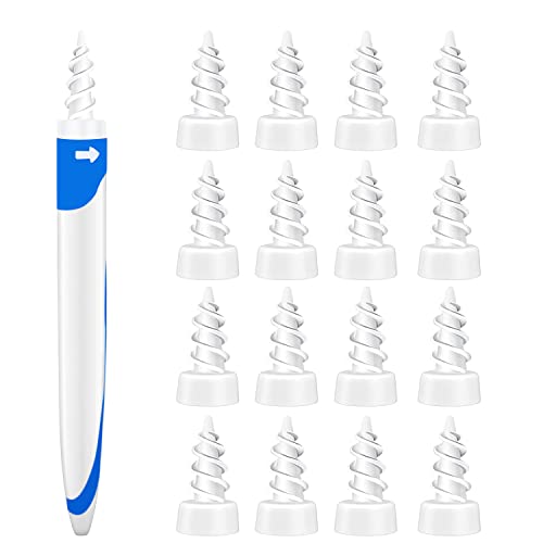 Upgraded Q Grips Earwax Remover Spiral Ear Wax Remover, 16 Pcs Ear Cleaner wi...