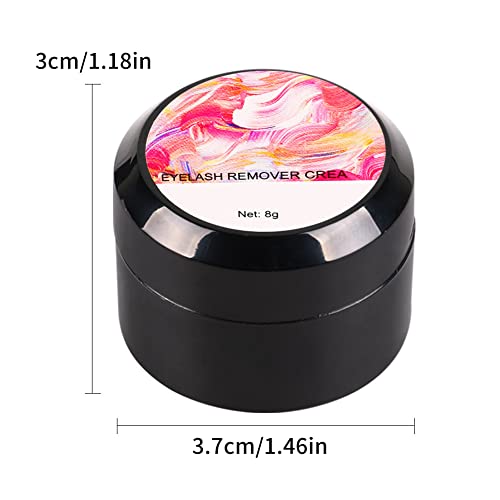 Eyelash Extension Remover Cream, Fast Dissolution False Eyelash Glue Remover,...