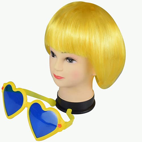 JOSHUAGOLD 12 Pieces colored wigs Short Bob Hair colorful Wigs Multicolored C...