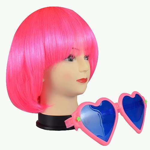 JOSHUAGOLD 12 Pieces colored wigs Short Bob Hair colorful Wigs Multicolored C...