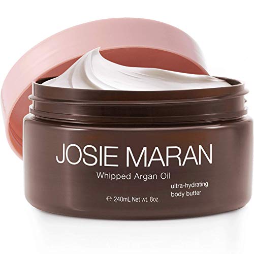 Josie Maran Whipped Argan Oil Body Butter - Immediate, Lightweight, and Long-...
