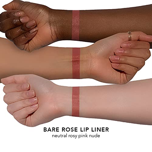 Jouer Bare Rose Lip Kit | Men & Women | Shine Balm & Lip Liner Duo | Maxi Lip...