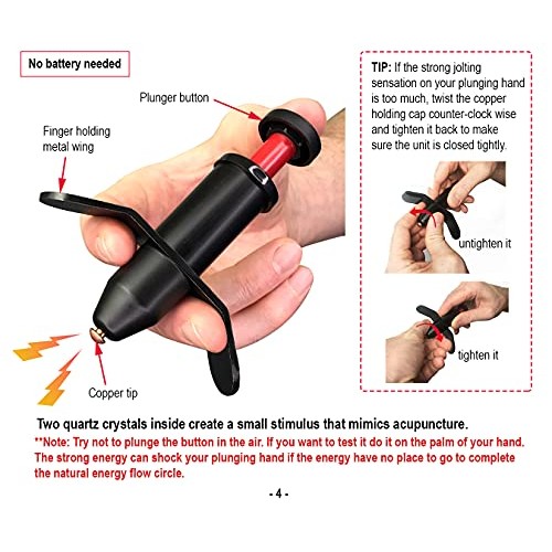 Trigger Point Stimulator Tool - Electric Current Sensation with No Needles No...