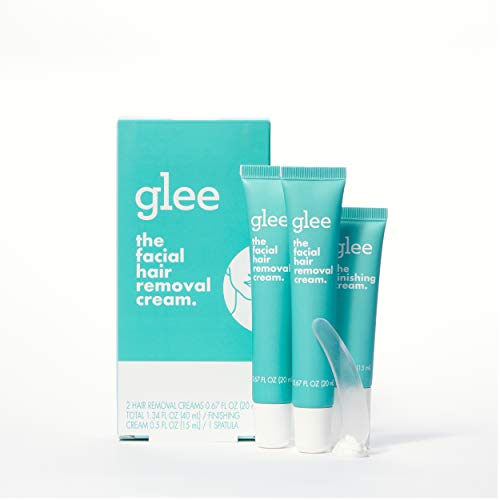JOY Glee Women's Facial Hair Removal Cream Kit -2 Facial Hair Removal Creams ...
