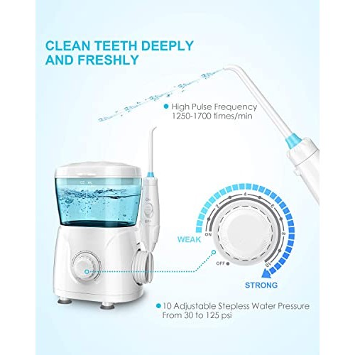 Water Flosser for Braces Teeth Cleaning, 600ML Teeth Cleaner, Professional El...