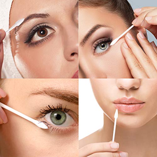 Joyeah 800 Pieces Cotton Swabs, Double Precision Tips with Paper Stick, 4 Pac...