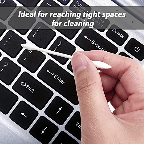 Joyeah 800 Pieces Cotton Swabs, Double Precision Tips with Paper Stick, 4 Pac...