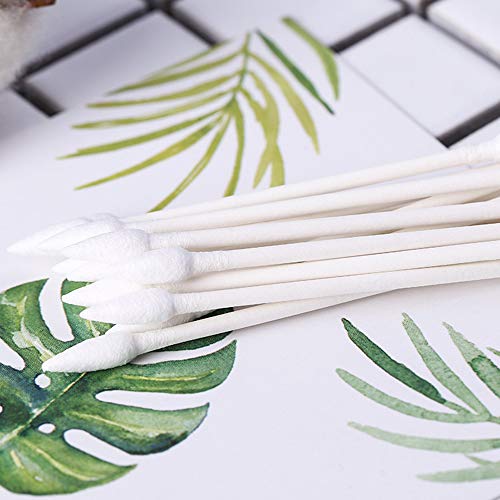 Joyeah 800 Pieces Cotton Swabs, Double Precision Tips with Paper Stick, 4 Pac...