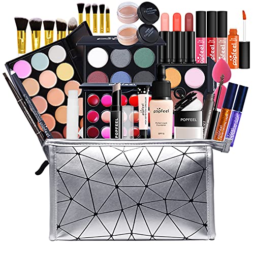 Joyeee All-in-One Makeup Gift Set Travel Makeup Kit Complete Starter Makeup B...