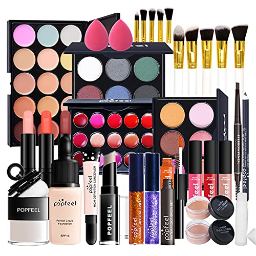 Joyeee All-in-One Makeup Gift Set Travel Makeup Kit Complete Starter Makeup B...