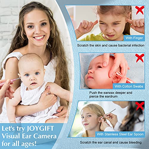 Ear Wax Remover,Wireless Otoscope Earwax Removal Tool 1080P HD WiFi Ear Endos...