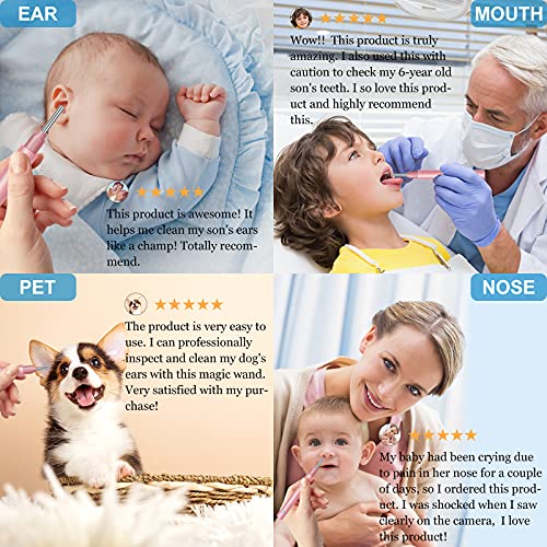 Ear Wax Remover,Wireless Otoscope Earwax Removal Tool 1080P HD WiFi Ear Endos...