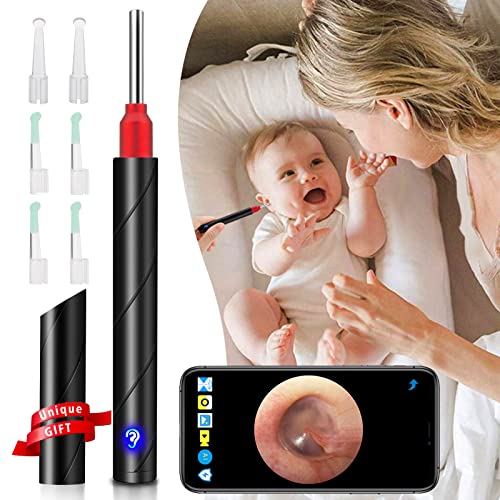 JOYGIFT Ear Wax Remover,Wireless Otoscope Earwax Removal Tool 1080P HD WiFi E...