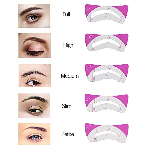 Joyjorya Eyebrow Stencil Kit, Eyebrow Makeup Shaping Kit, Eyebrow Stencils Ey...
