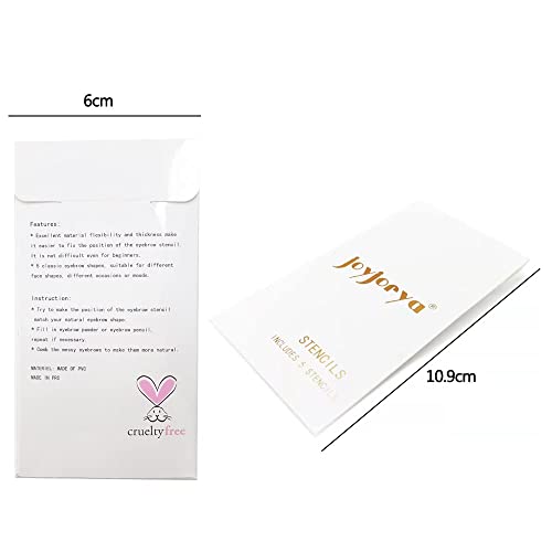 Joyjorya Eyebrow Stencil Kit, Eyebrow Makeup Shaping Kit, Eyebrow Stencils Ey...