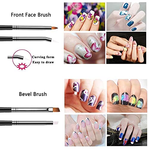 JOYJULY 20pcs Nail Art Design Tools, 15pcs Painting Brushes Set with 5pcs Dot...