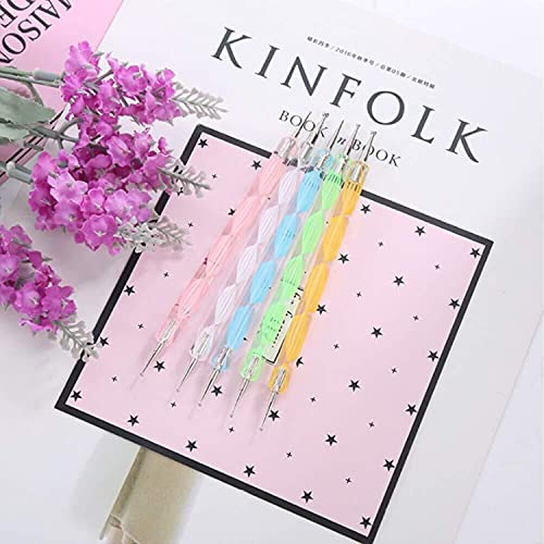 JOYJULY 20pcs Nail Art Design Tools, 15pcs Painting Brushes Set with 5pcs Dot...