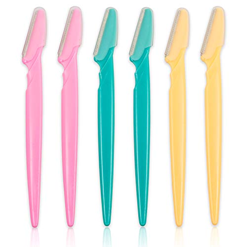 6 PCS Eyebrow Razor Facial Hair knife Remover Makeup Tools Trimmer Sharper Sh...