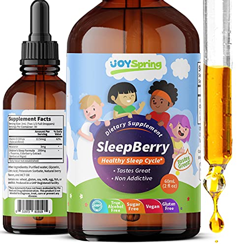 SleepBerry Liquid Melatonin Kids Sleep Aid - Infant Melatonin & Children Mela...
