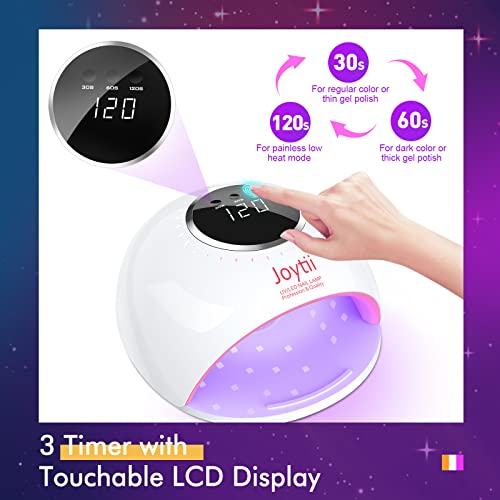 UV Light for Nails, Joytii 82W UV LED Nail Lamp with 3 Timers, Automatic Sens...