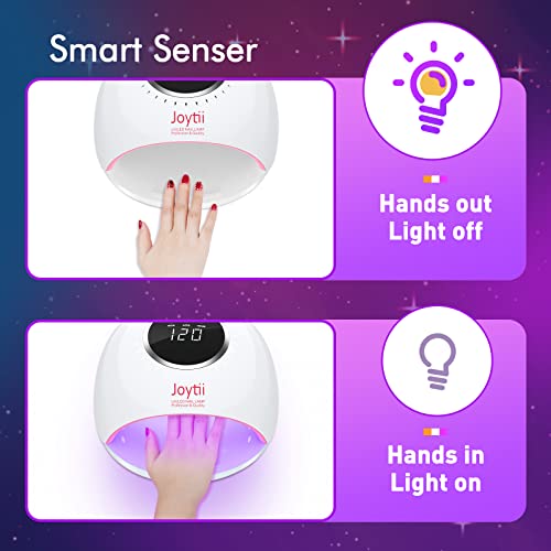 UV Light for Nails, Joytii 82W UV LED Nail Lamp with 3 Timers, Automatic Sens...