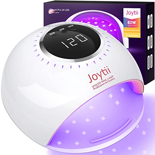UV Light for Nails, Joytii 82W UV LED Nail Lamp with 3 Timers, Automatic Sens...