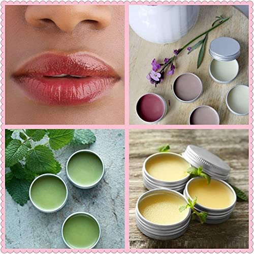 JOYWEE Aluminum Tin Jars, Cosmetic Sample Metal Tins Empty Container Bulk, Ro...