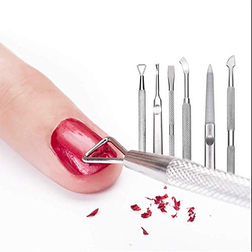 JPNK 6PCS Manicure Set Nail Clippers, Stainless Steel Pedicure Grooming Kit, ...