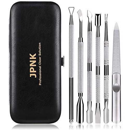 JPNK 6PCS Manicure Set Nail Clippers, Stainless Steel Pedicure Grooming Kit, ...