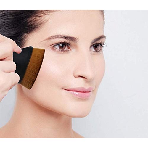 JPNK Foundation Makeup Brush with 4 Makeup Sponges Latex-free for Blending Li...