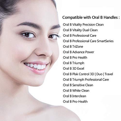 Replacement Toothbrush Heads Compatible with Oral B Braun Pro 1000,3000,5000,...