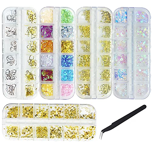 Nail Art Rivet, Jsdoin Nail Crystal Nail Gems Nail Art Supplies, Nail Design ...