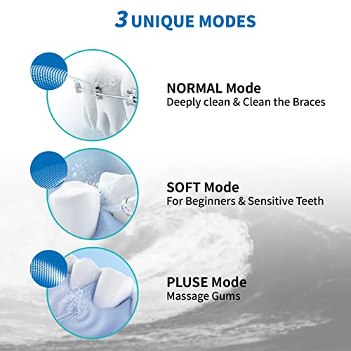 Water Flosser Coldless Dental Oral Irrigator Rechargeable Portable Water Flos...
