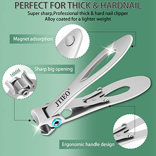 Toenail Clippers,Toenail Clippers for Thick Nails, Professional Nail Clippers...
