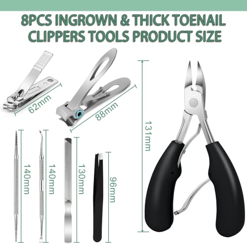 Toenail Clippers,Toenail Clippers for Thick Nails, Professional Nail Clippers...