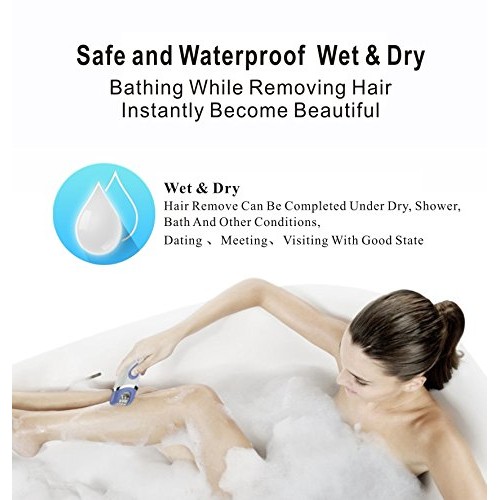 Epilator For Women By JTrim SilkTouch 3 in 1 Electric Shaver With Facial Clea...