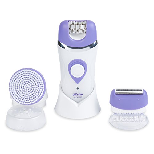 Epilator For Women By JTrim SilkTouch 3 in 1 Electric Shaver With Facial Clea...