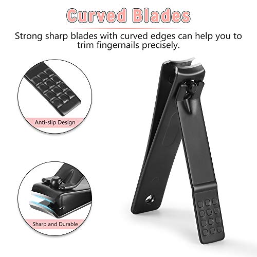 Manicure Set, Jubolion 19pcs Stainless Steel Professional Nail Clippers Pedic...