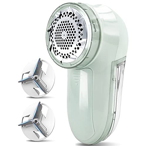 JUEYINGBAILI Fabric Lint Shaver - Fuzz Remover, with 3 Shave Heights, Battery...