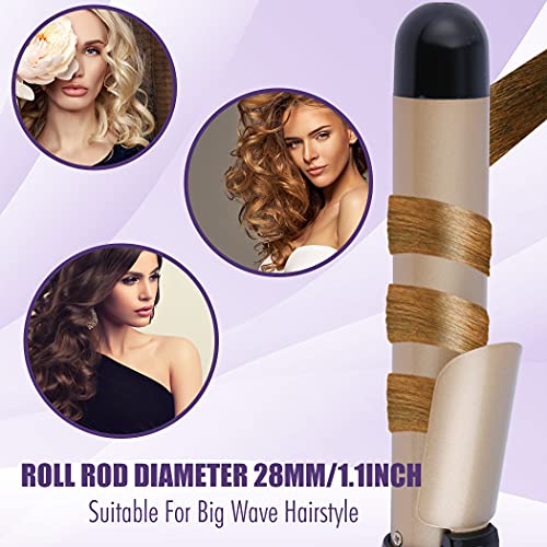 Automatic Hair Curler Auto Hair Waving Irons Hair Curling Wands 28mm 1.1inch ...