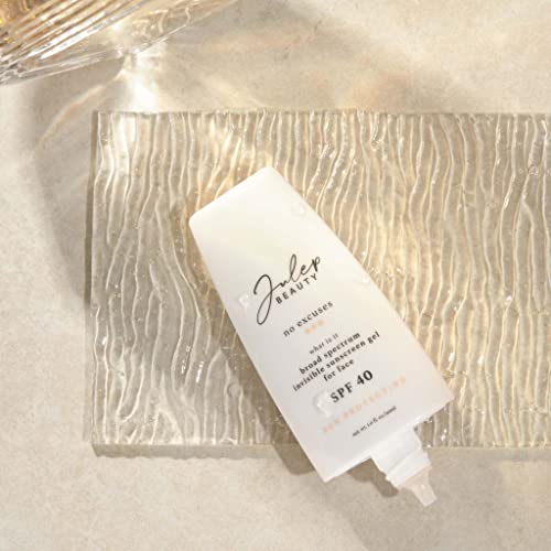 Julep No Excuses Clear Facial Sunscreen Broad-Spectrum SPF 40 + Glow Face Moi...
