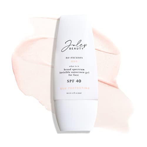 Julep No Excuses Clear Facial Sunscreen Broad-Spectrum SPF 40 + Glow Face Moi...