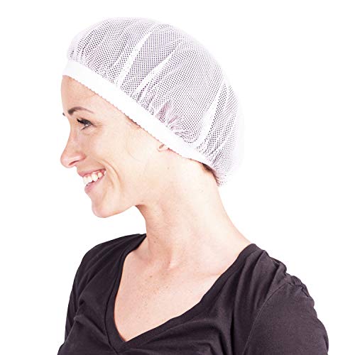 Mesh Bonnet Protective Night Cap for Curly or Frizzy Hair Protection, 2-Pack ...