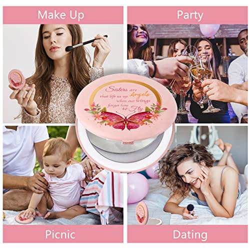 Gifts for Sister from Sister, Compact Mirror with LED, Birthday Gifts for Sis...