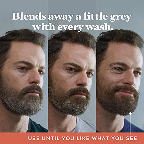 Just For Men Control GX Grey Reducing Beard Wash Shampoo, Gradually Colors Mu...