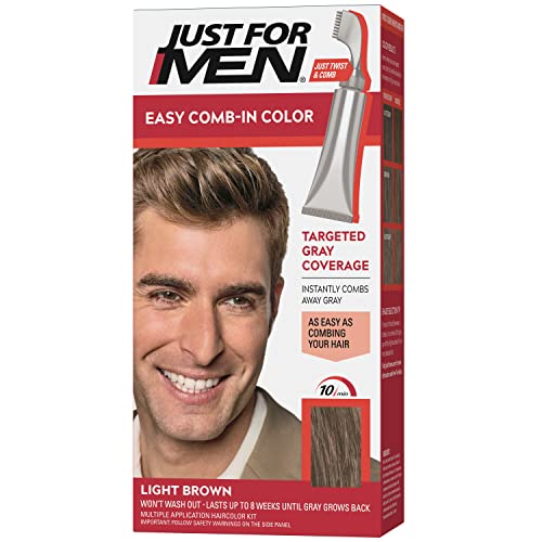 Just For Men Easy Comb-In Color (Formerly Autostop) Mens Hair Dye, Easy No Mi...